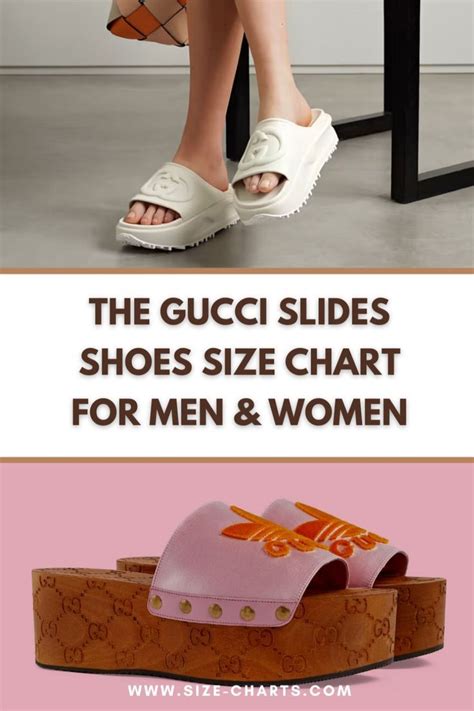 gucci sliees|Gucci slides size chart.